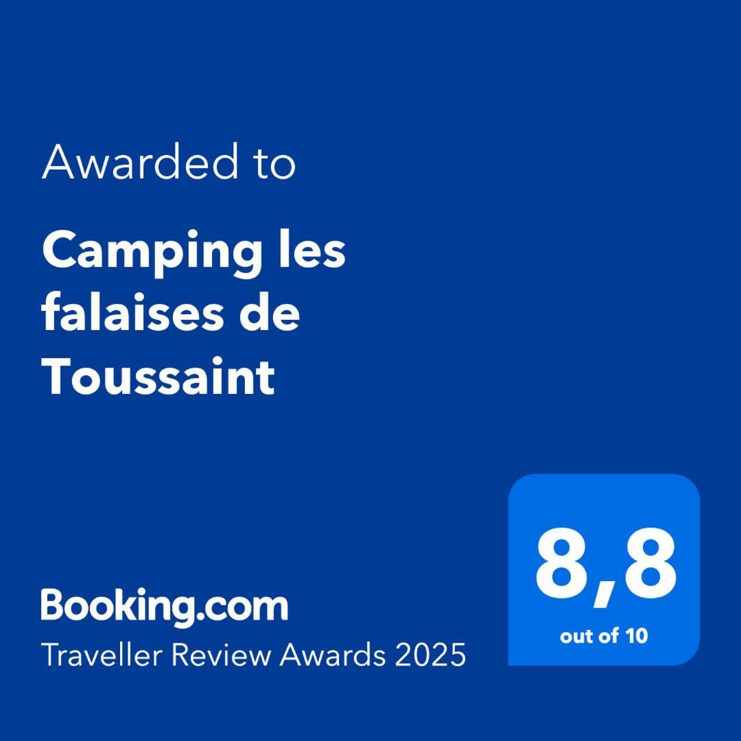 Camping Les Falaises De Toussaint Ngoại thất bức ảnh